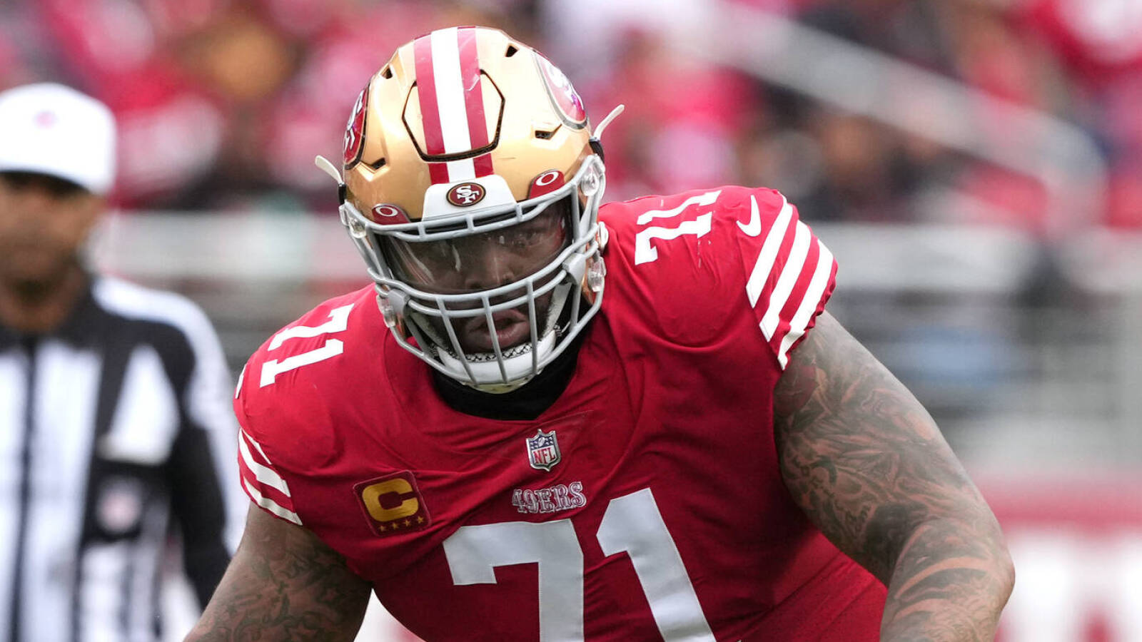 Why Trent Williams wasn't overly emotional about Brock Purdy return