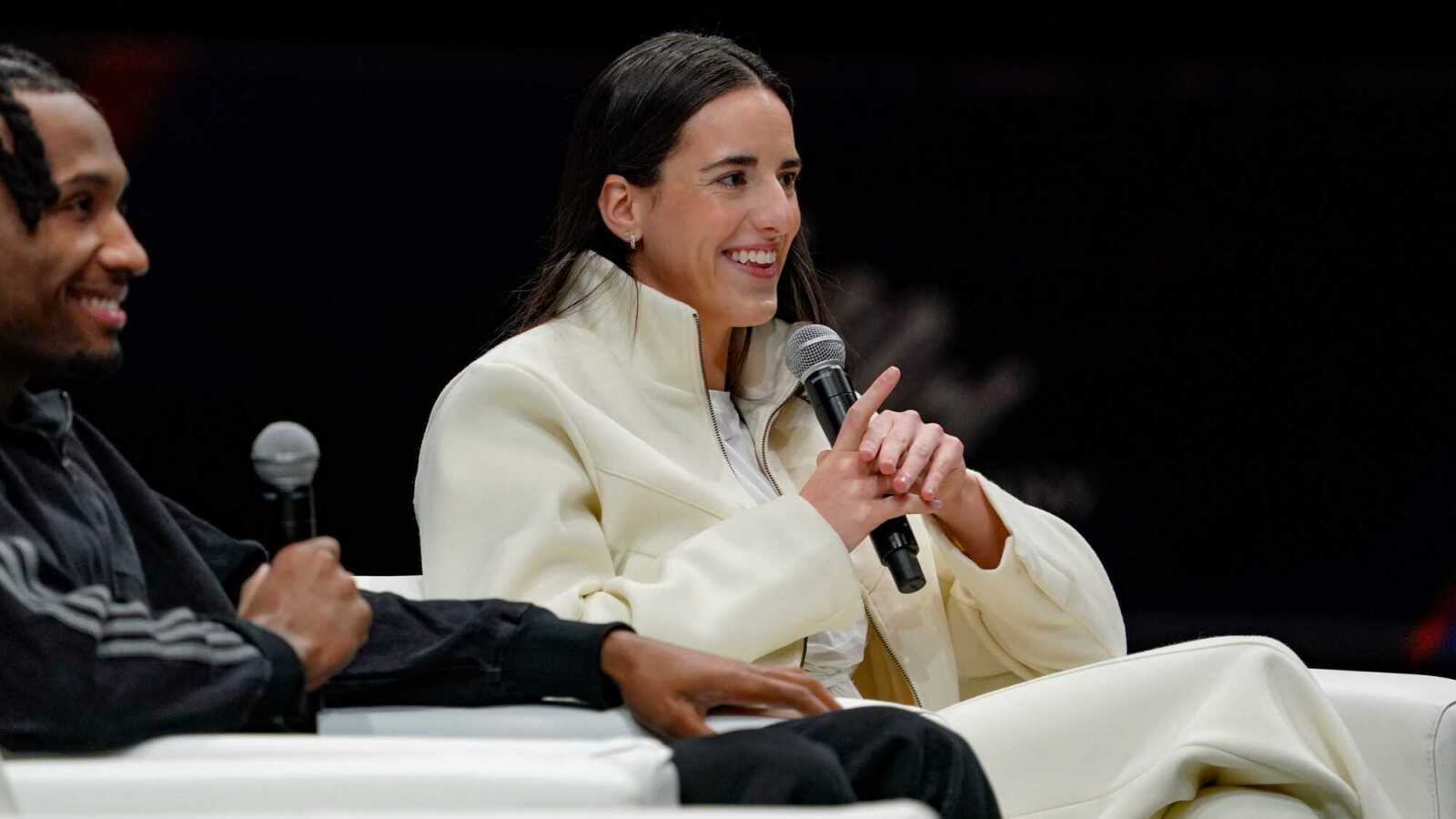 Caitlin Clark says she’s ‘100% healthy’ at start of training camp