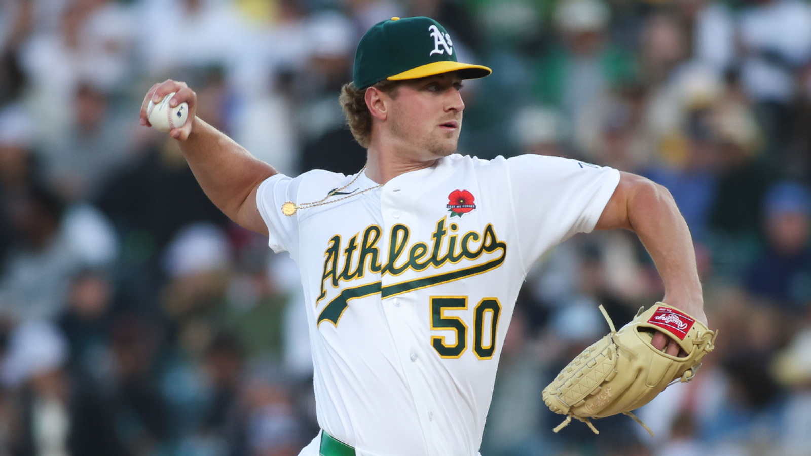 Athletics adding another young arm to rotation