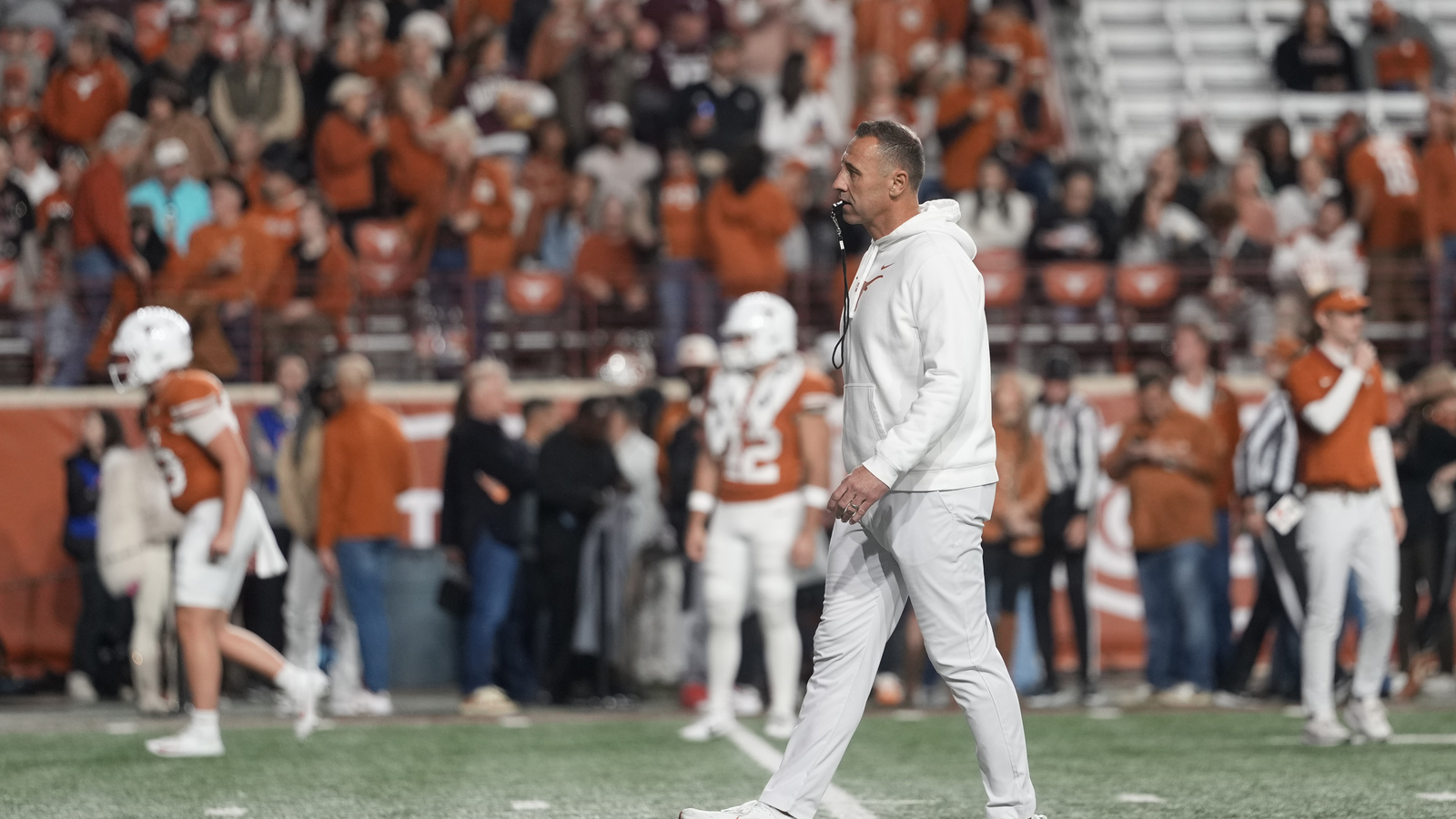 Texas Head Coach Steve Sarkisian Appears To Shade In-State Rival Texas Tech