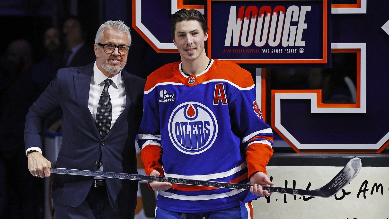 Ryan Nugent-Hopkins set to break Oilers franchise record this season