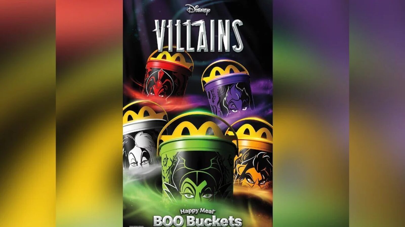 McDonald’s Boo Buckets are back, Disney Villain style | Yardbarker