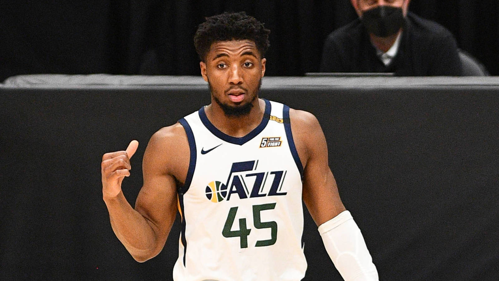 Donovan Mitchell, Utah Jazz Players Attend USF/BYU Football Game