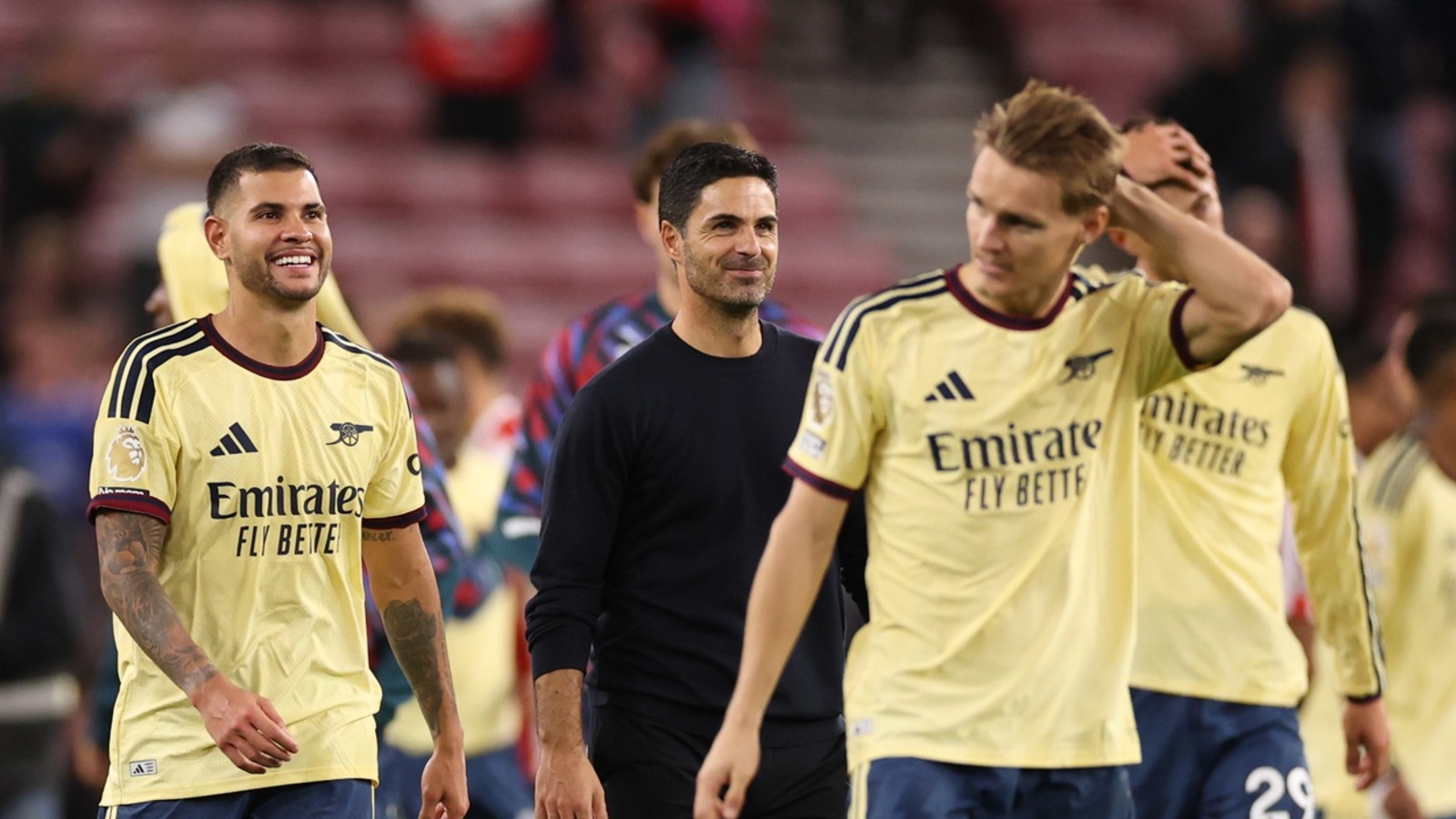 Arteta is proud of the chemistry in the Arsenal squad