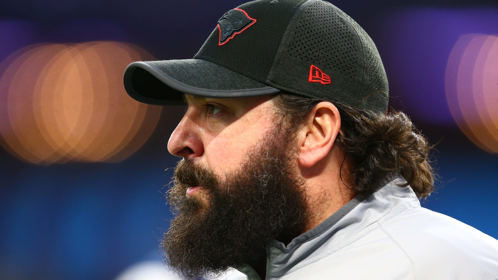Matt Patricia trims his infamous beard for Lions introduction