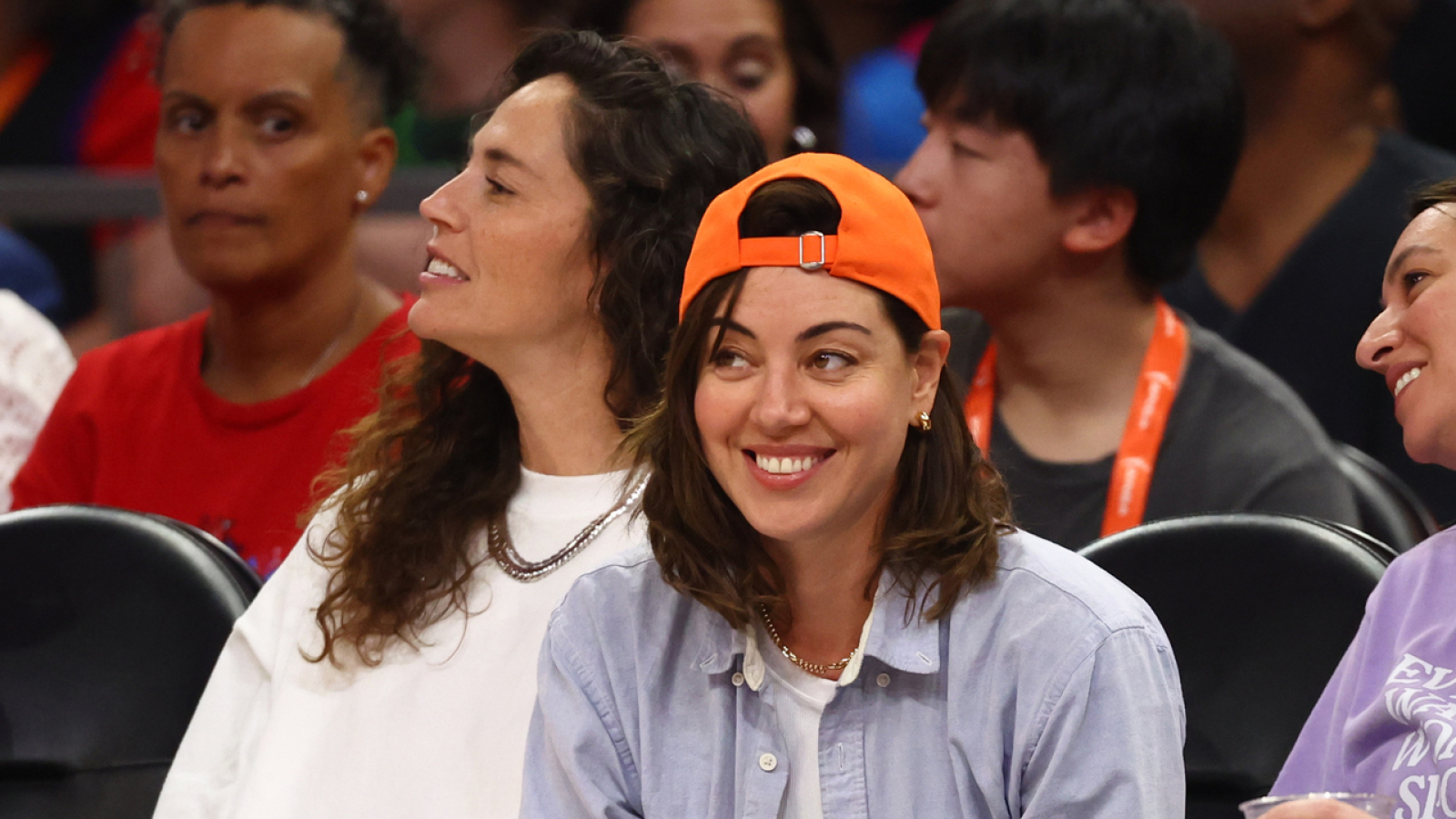 Aubrey Plaza Makes Surprise Appearance at Caitlin Clark-Led Indiana Fever Practice