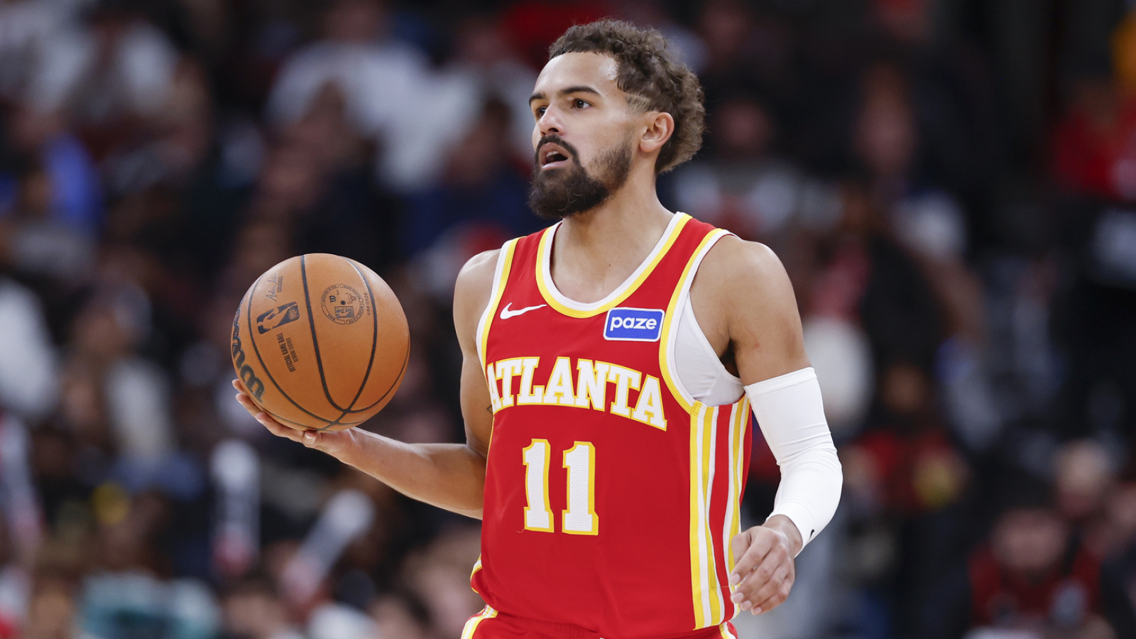 Hawks’ Trae Young has sprained MCL, will be reeevaluated in four weeks