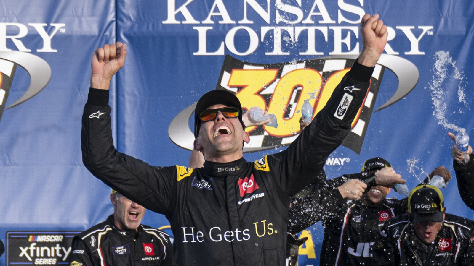 Aric Almirola staves off playoff drivers, wins Xfinity Series race at Martinsville as tempers flare Aric Almirola staves off playoff drivers, wins Xfinity Series race at Martinsville as tempers flare