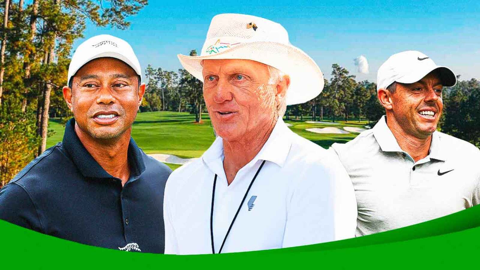 LIV Golf CEO Greg Norman makes surprise Augusta appearance before Masters