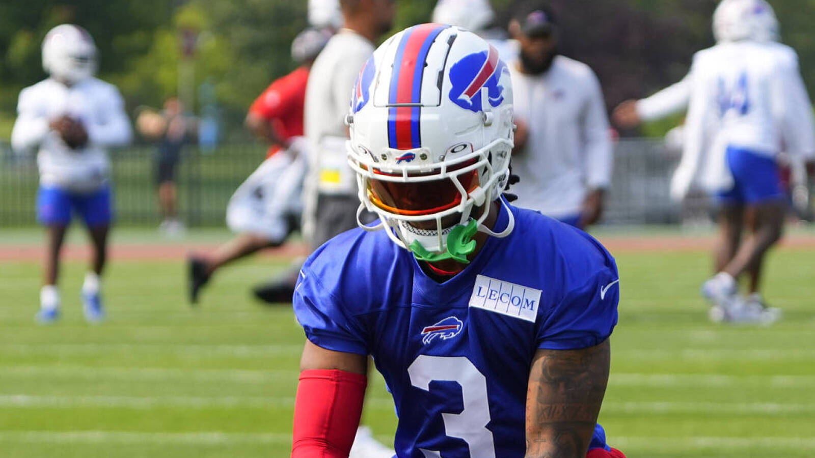 Bills’ Hamlin ‘a little scared’ in return to practice