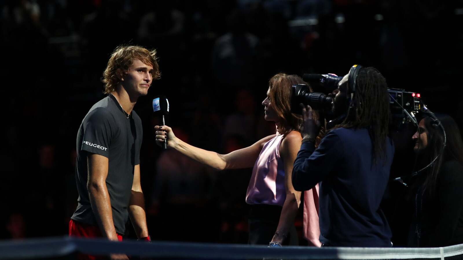 Why Alexander Zverev was once booed by the crowd during an interview after beating Roger Federer at the ATP Finals