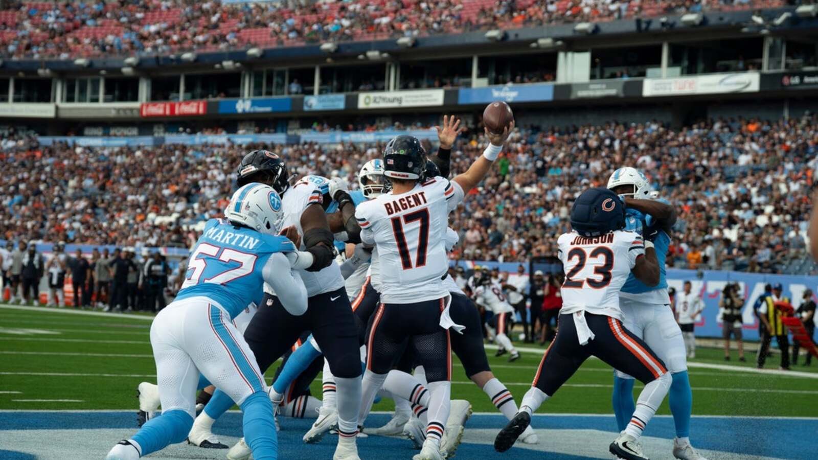 Bears Defeat Titans 24-15 with Strong Performance from Tyson Bagent
