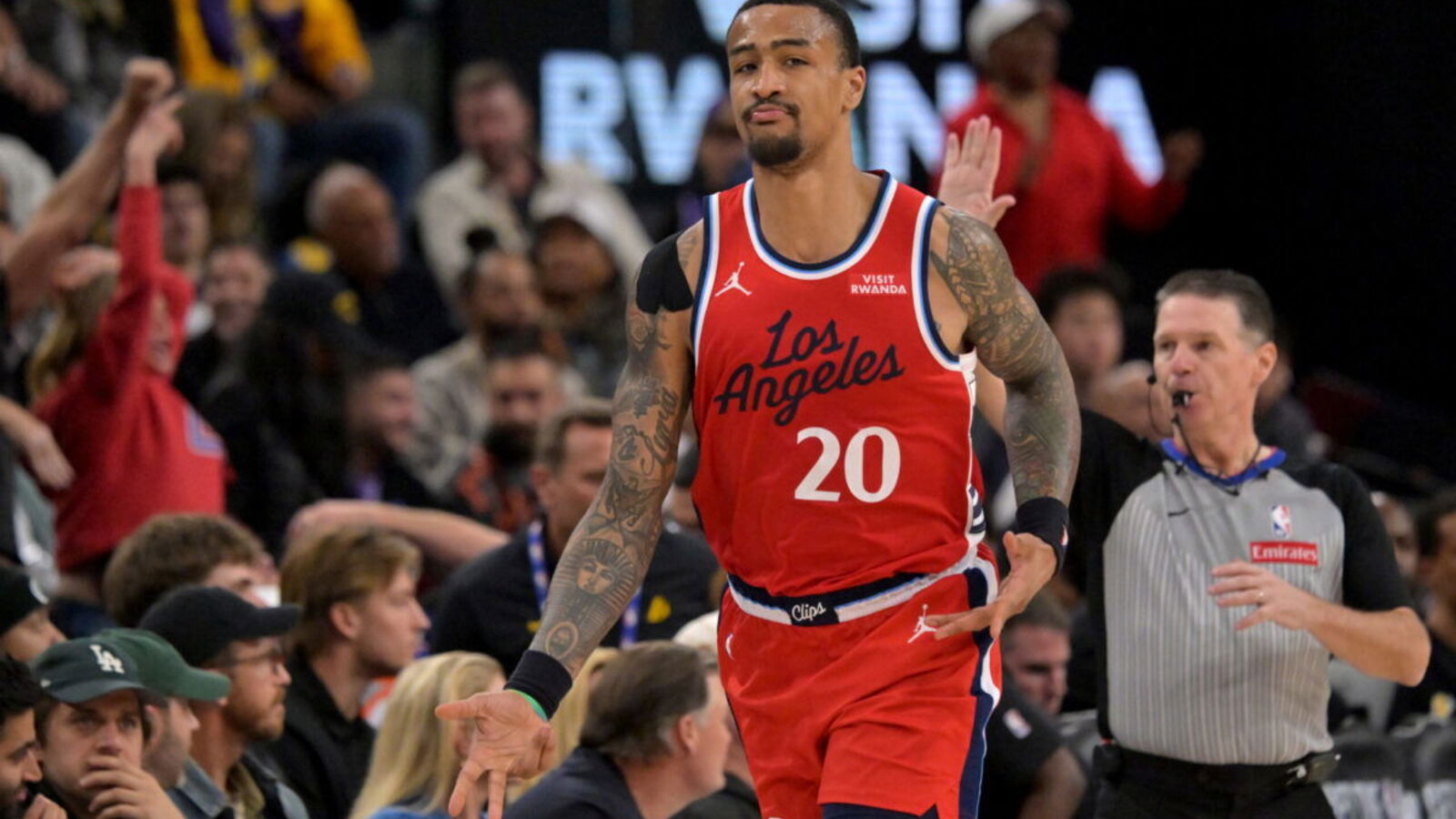 What Happened to John Collins? Clippers Star Makes Injury Exit to ...