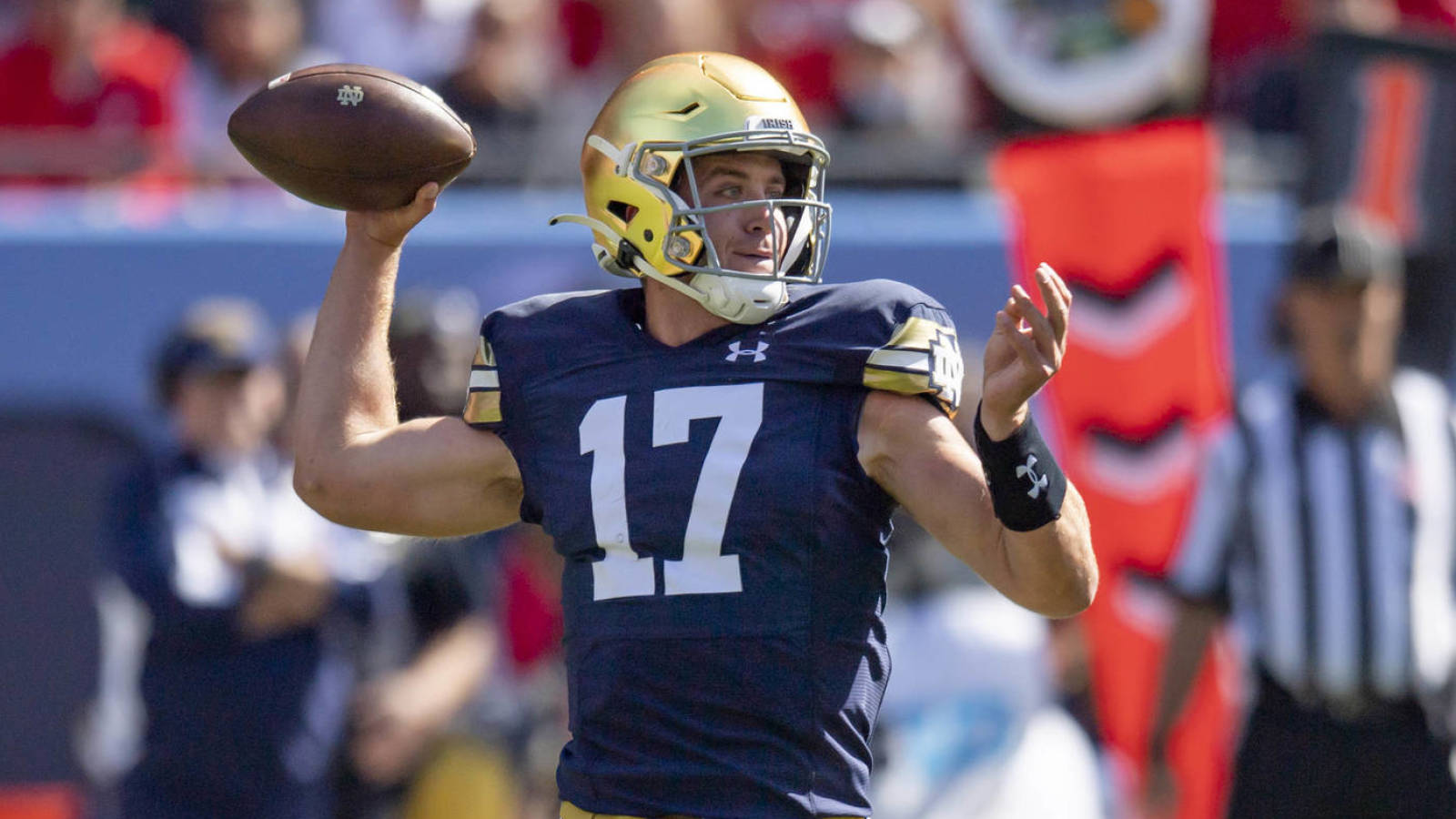 Notre Dame QB Jack Coan taken to locker room with obvious knee harm