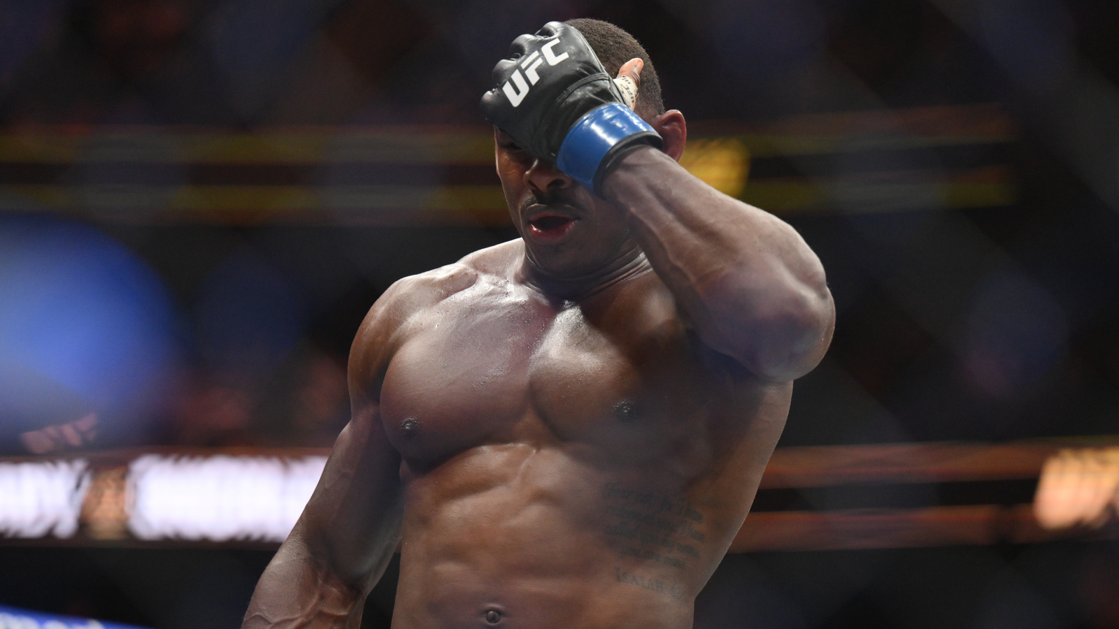 Joaquin Buckley Snubs Dana White During UFC Face-Off
