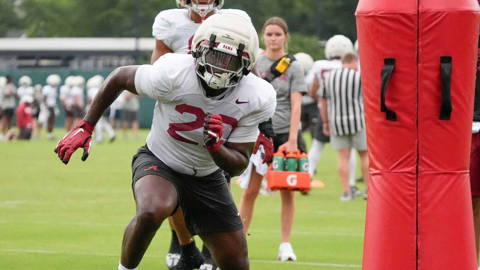 Alabama wolf linebacker sustains neck injury in practice | Yardbarker