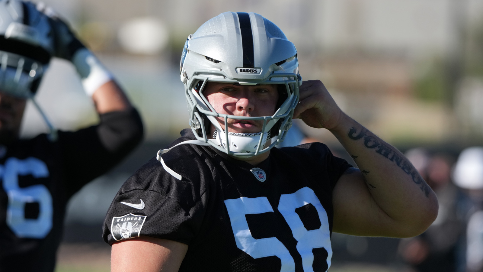 Raiders' Jackson Powers-Johnson Leaves Practice with Injury