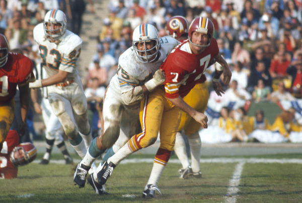 The Undefeated Dolphins beat the Redskins in the Super Bowl VII (1973) -  January 14th