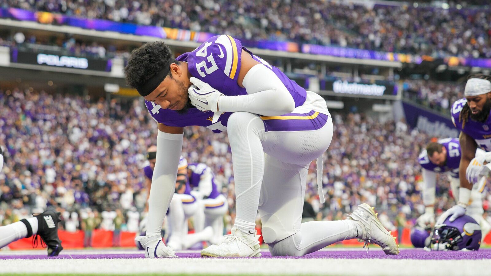 Vikings face Falcons as safety Camryn Bynum's future remains uncertain ...