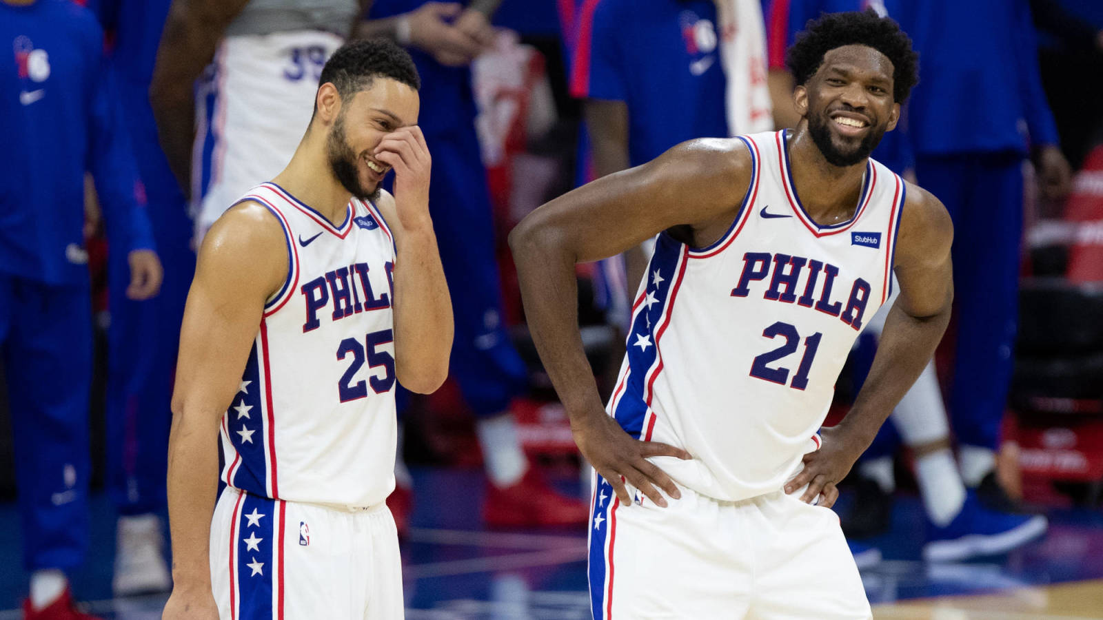 Joel Embiid responds to reports of rift with Ben Simmons