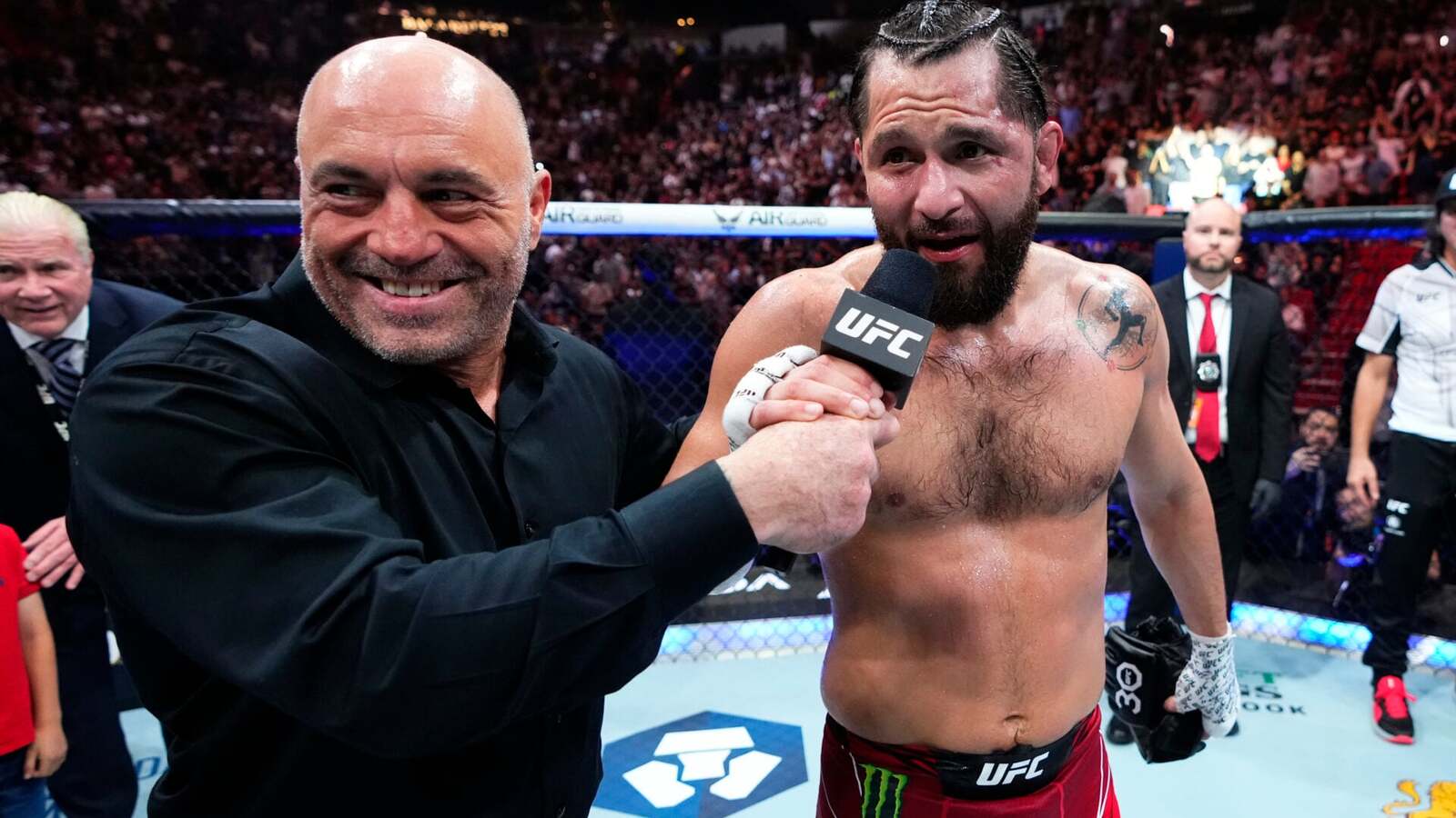 Jorge Masvidal Challenges Joe Rogan to Debate on Referee Herb Dean