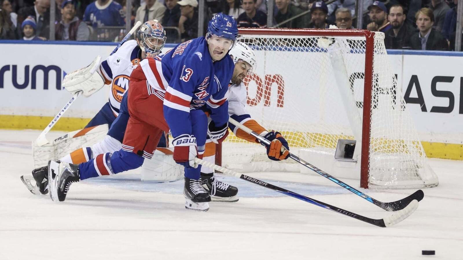 Alexis Lafreniere nets hat trick as Rangers down Islanders
