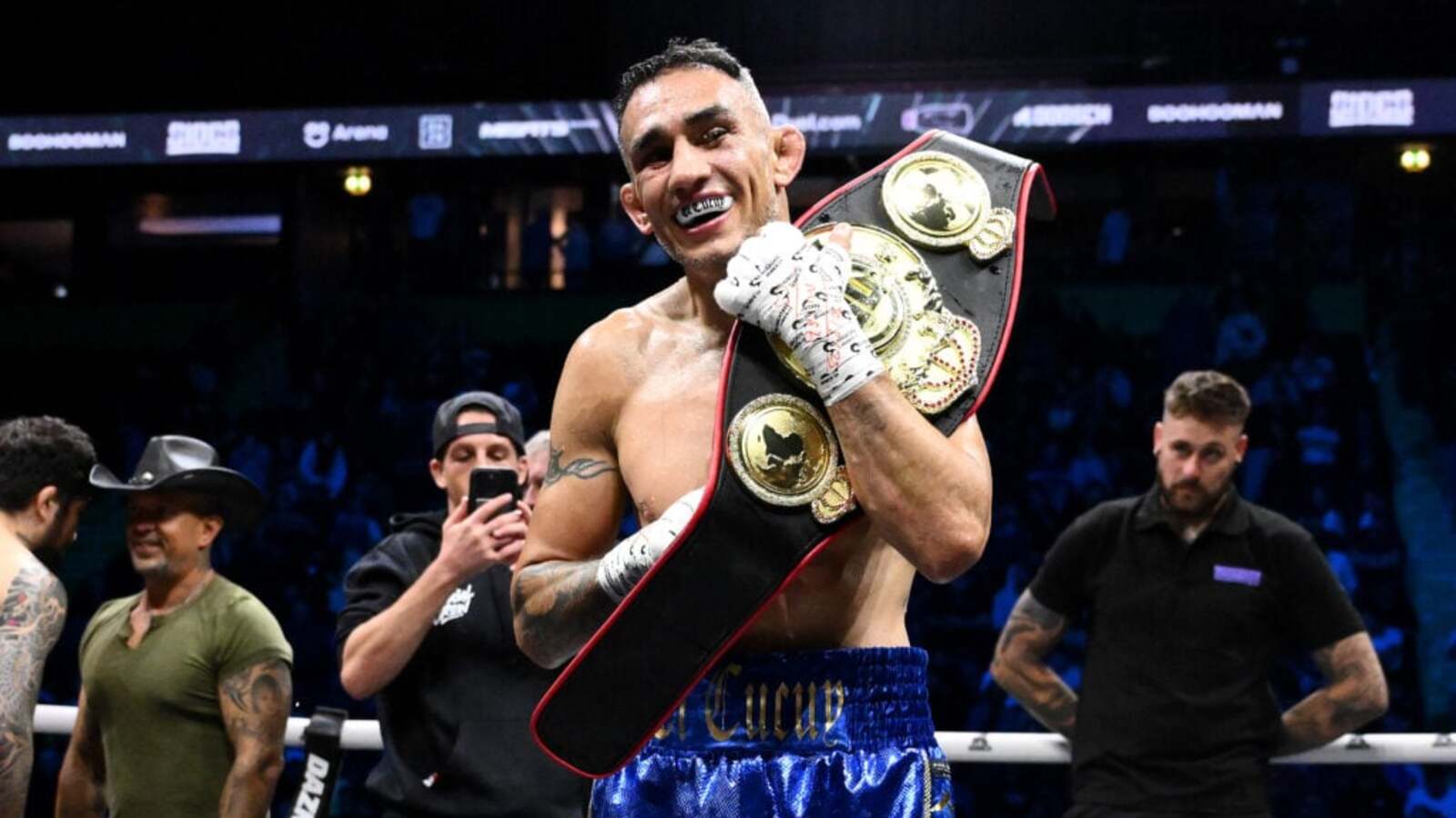 Tony Ferguson reveals that Brock Lesnar’s advice to him about retirement led to his Misfits Boxing move