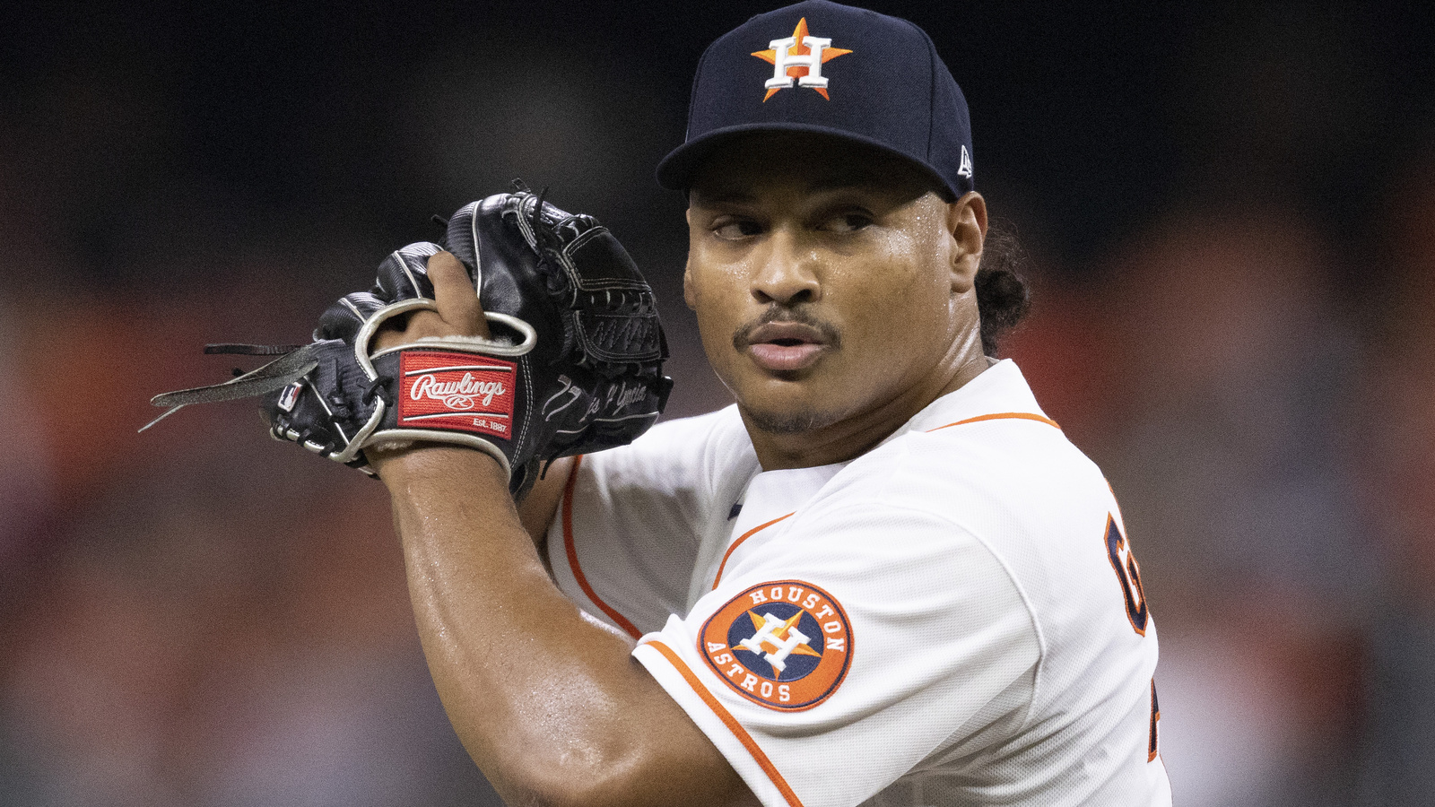 Astros pitcher Luis Garcia's rock the baby windup now banned