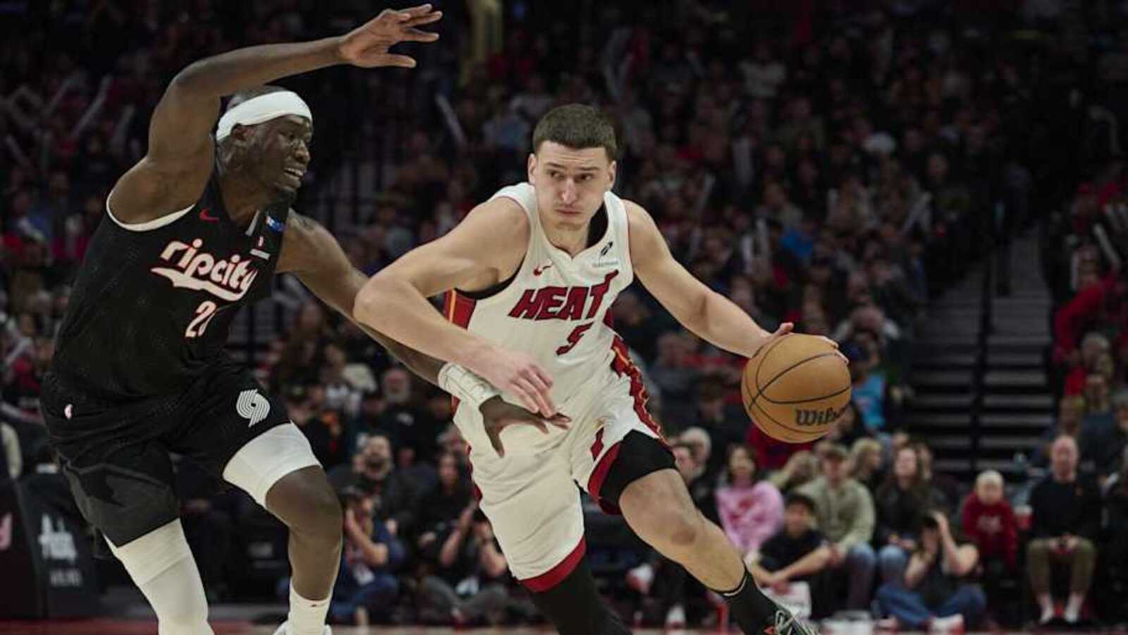 Nikola Jović Makes Miami Heat History in Blowout Win Over Trail Blazers
