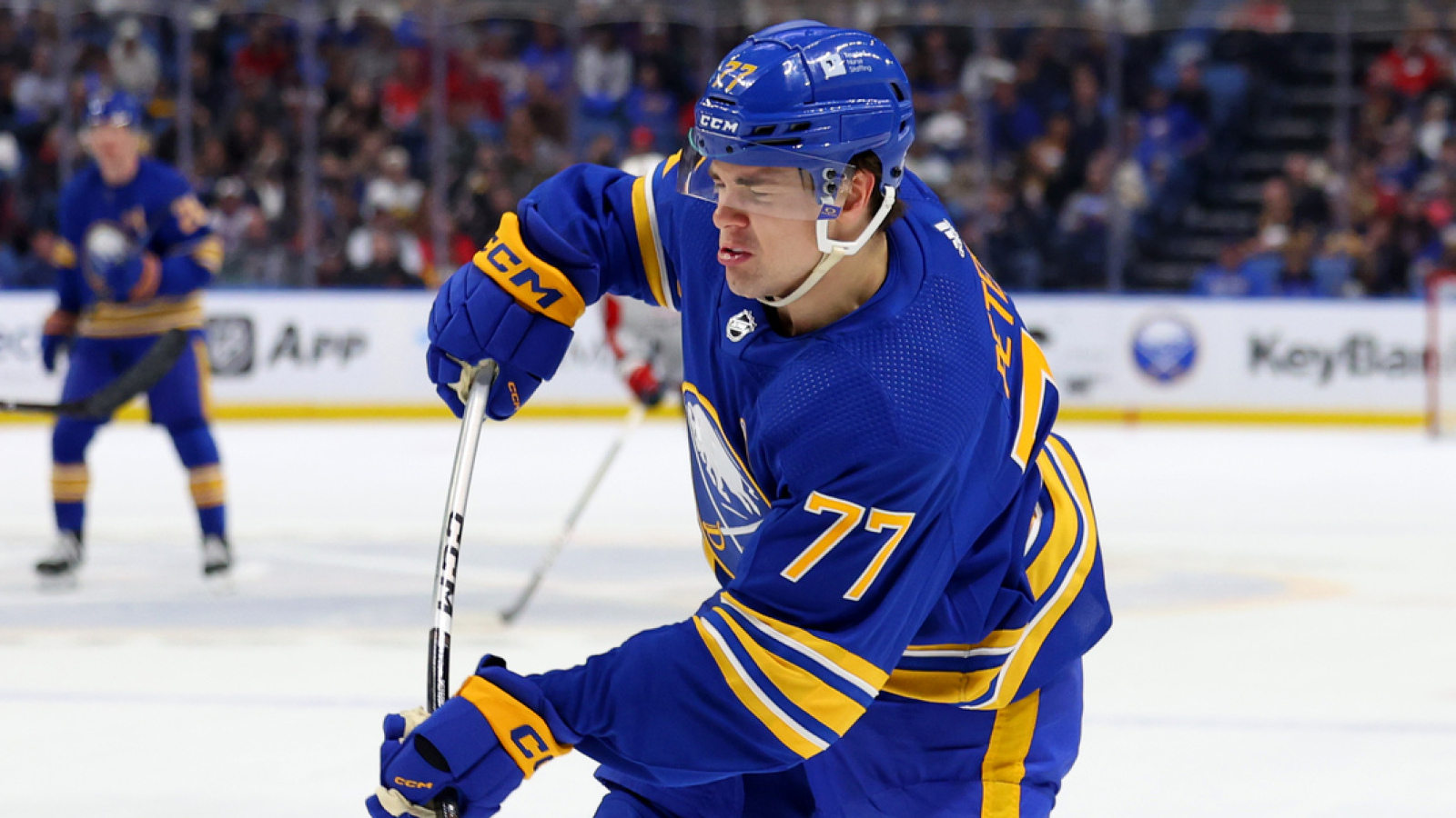 Sabres’ JJ Peterka leaves game vs. Devils with upperbody injury