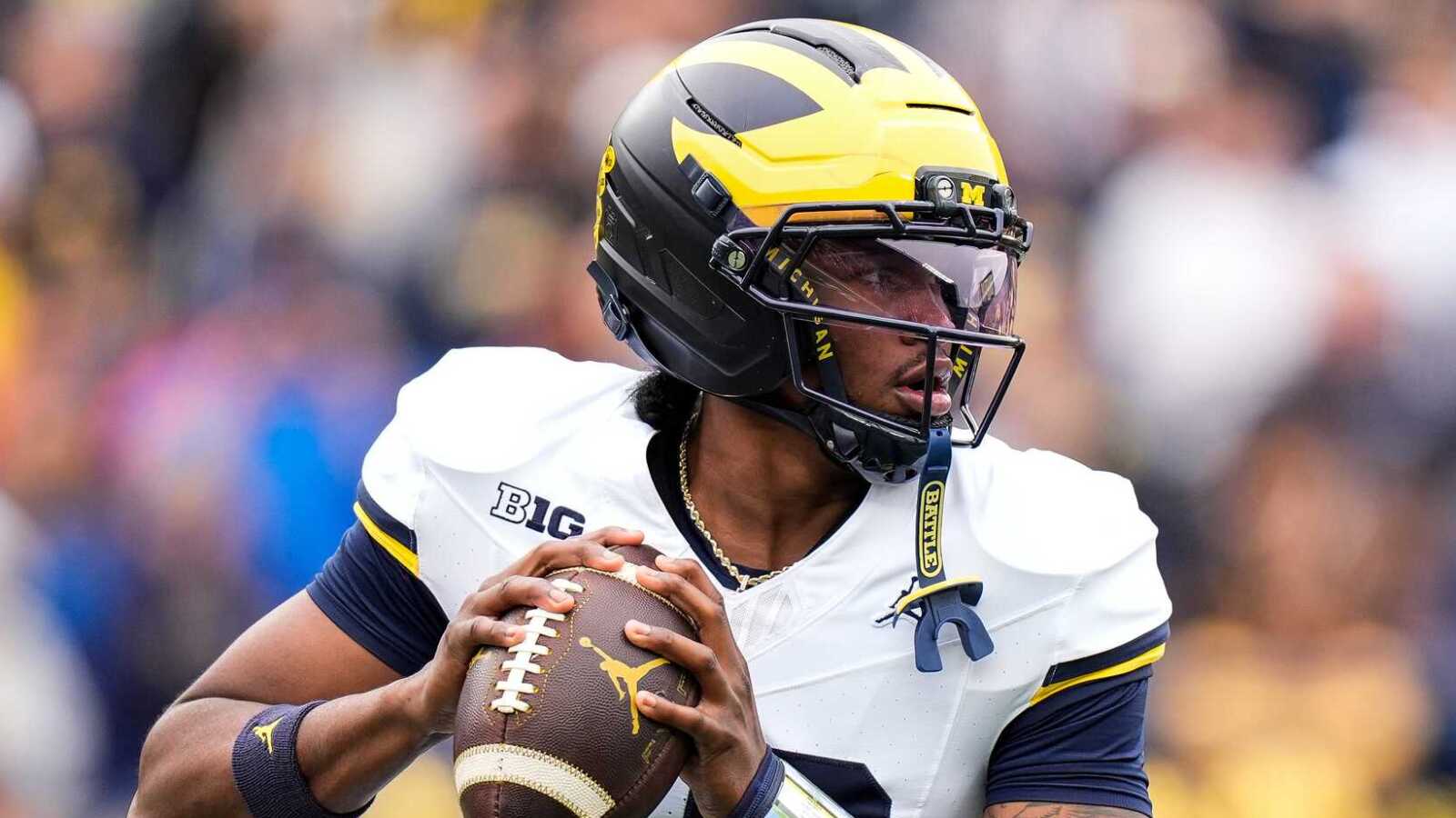 Michigan QB Bryce Underwood's performance in spring game may be concerning