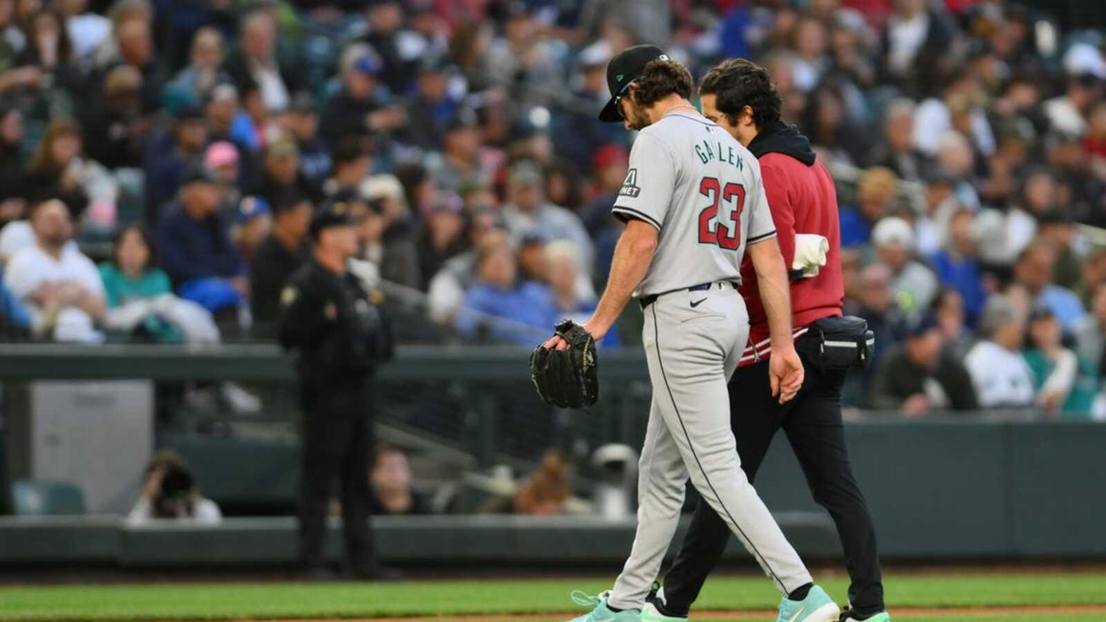 D-backs’ Zac Gallen exits start due to hamstring issue