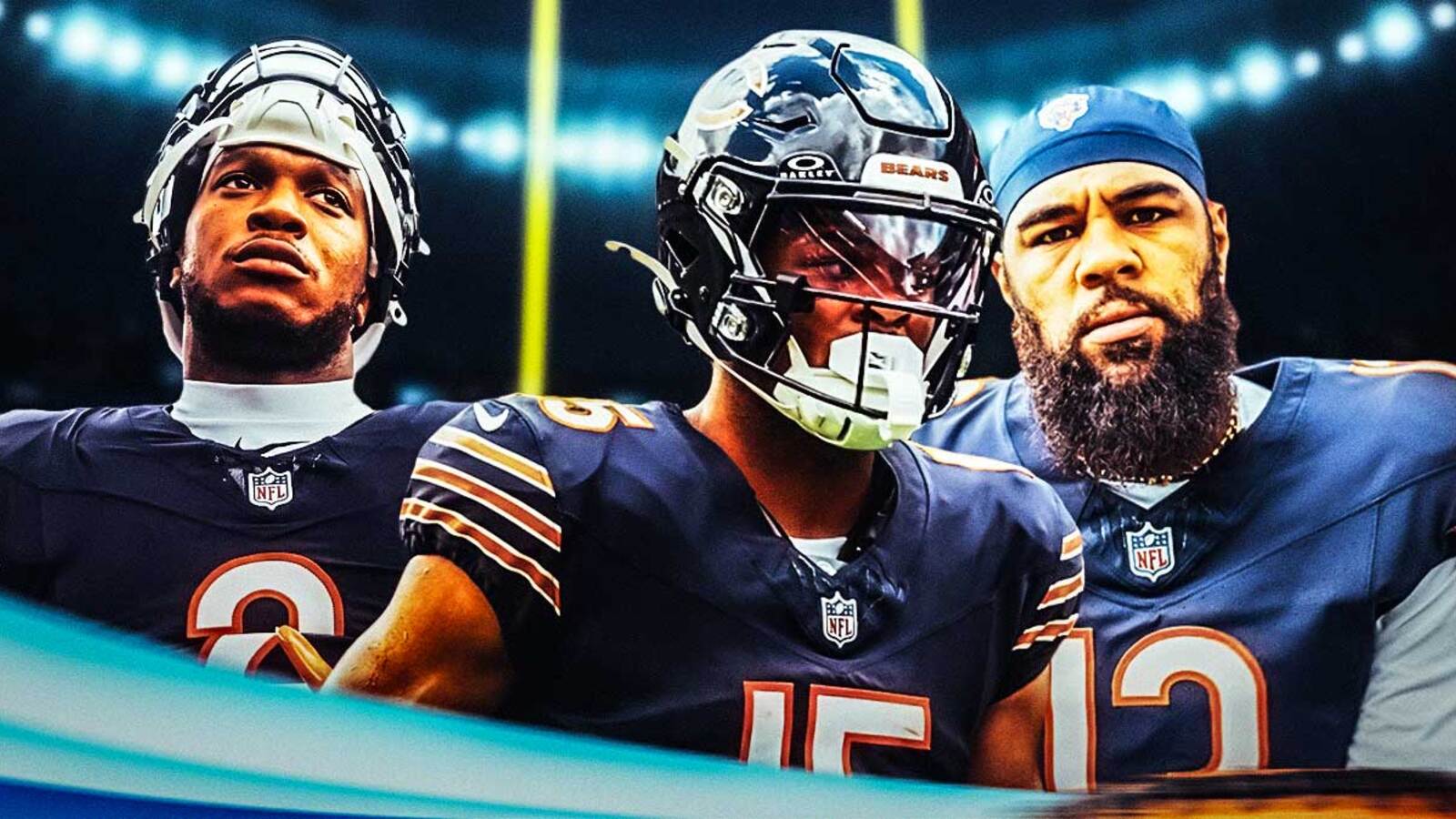 Bears’ Rome Odunze not settling behind DJ Moore, Keenan Allen on depth