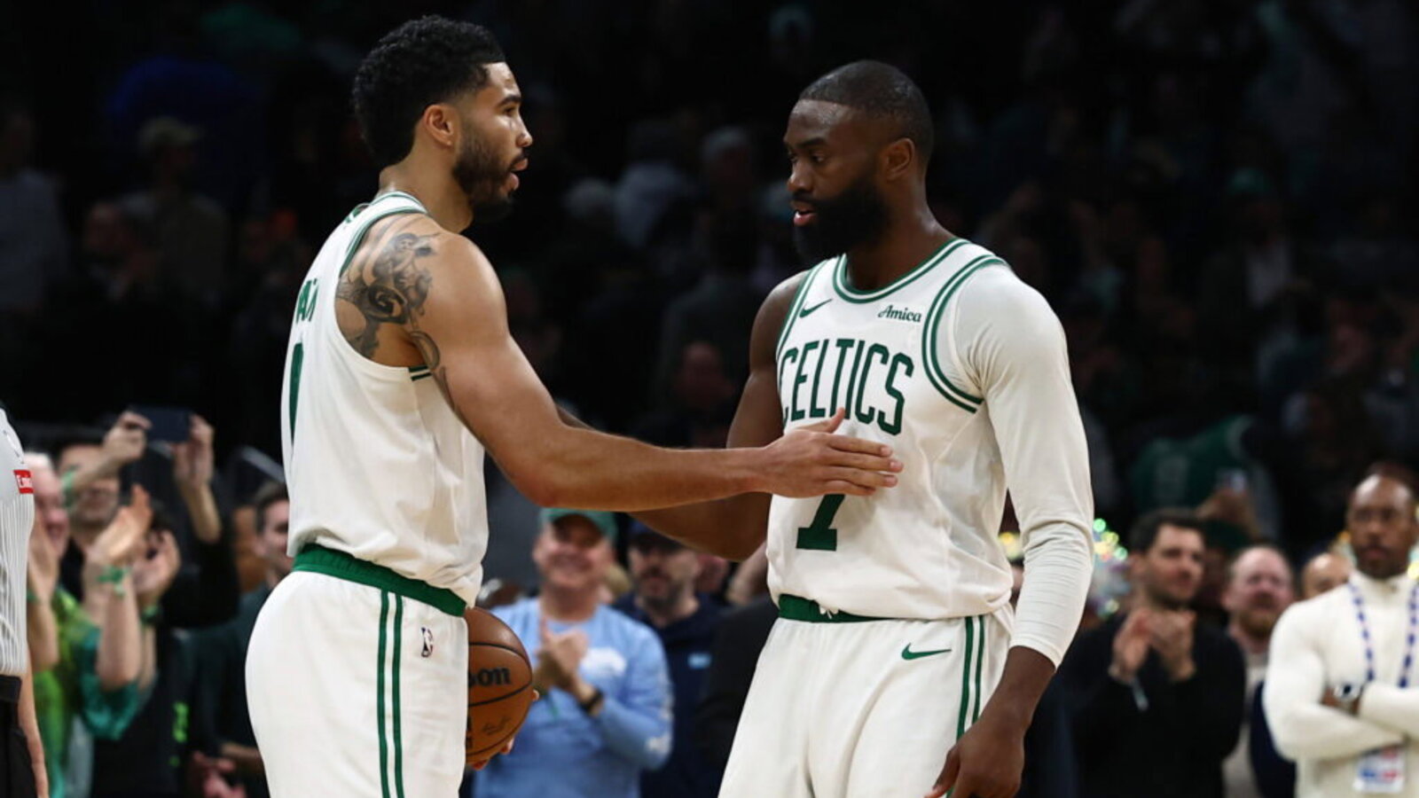 Jaylen Brown, Jayson Tatum Near Celtics Scoring Record Held by Larry ...