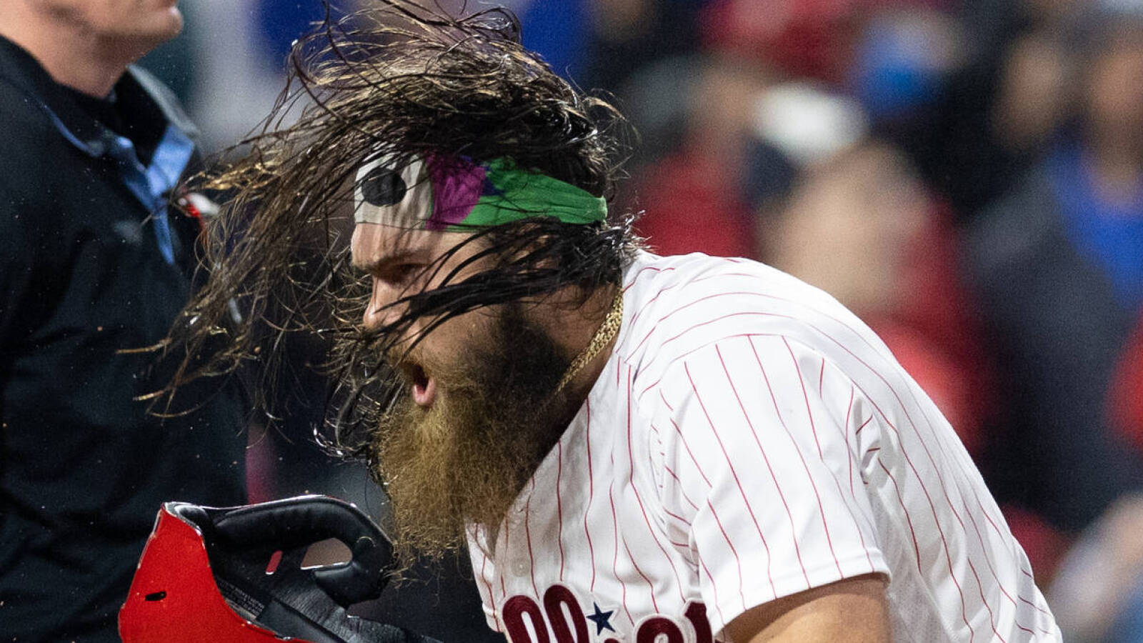 Brandon Marsh sets record straight on unkempt appearance | Yardbarker