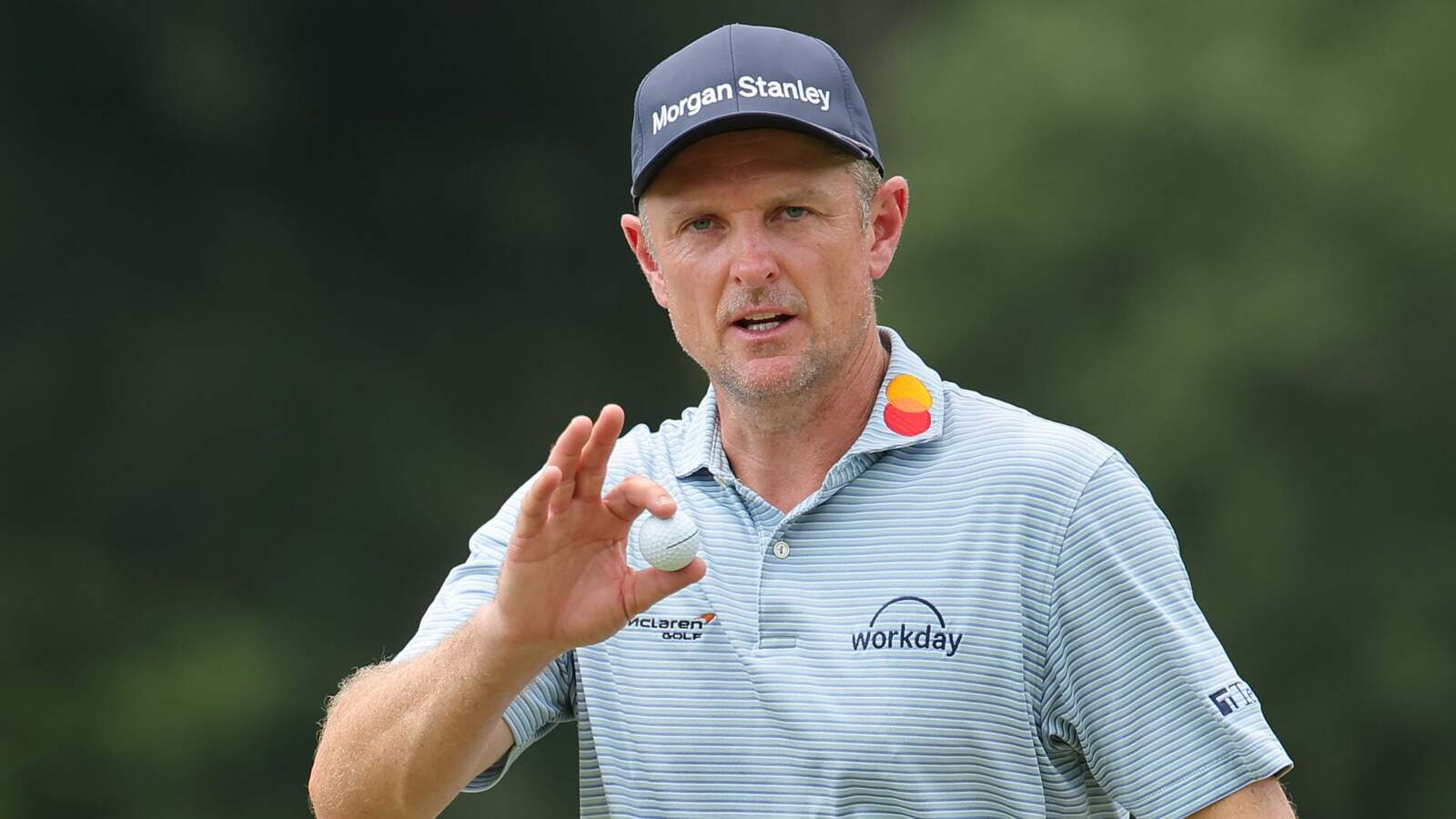 Justin Rose Celebrates Hole-in-One at Tour Championship