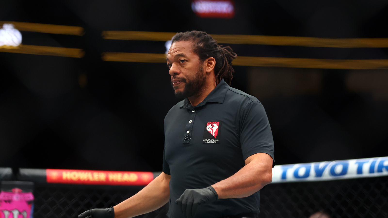 Herb Dean Stops and Restarts Fight on The Ultimate Fighter 34
