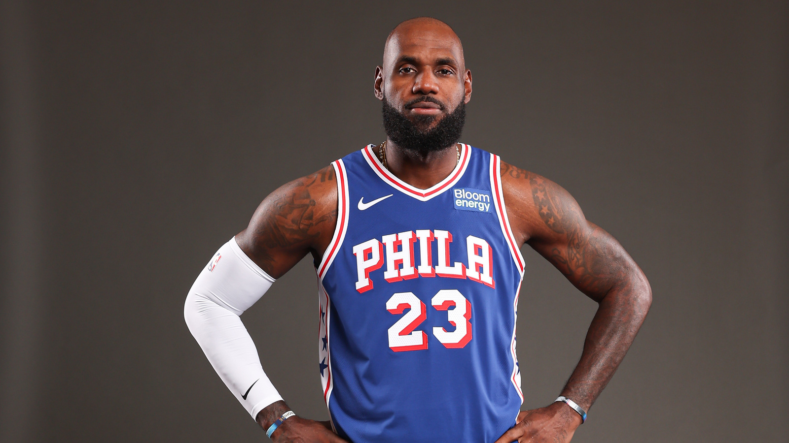 LeBron James brings full LeBron experience to Sixers, including chopper