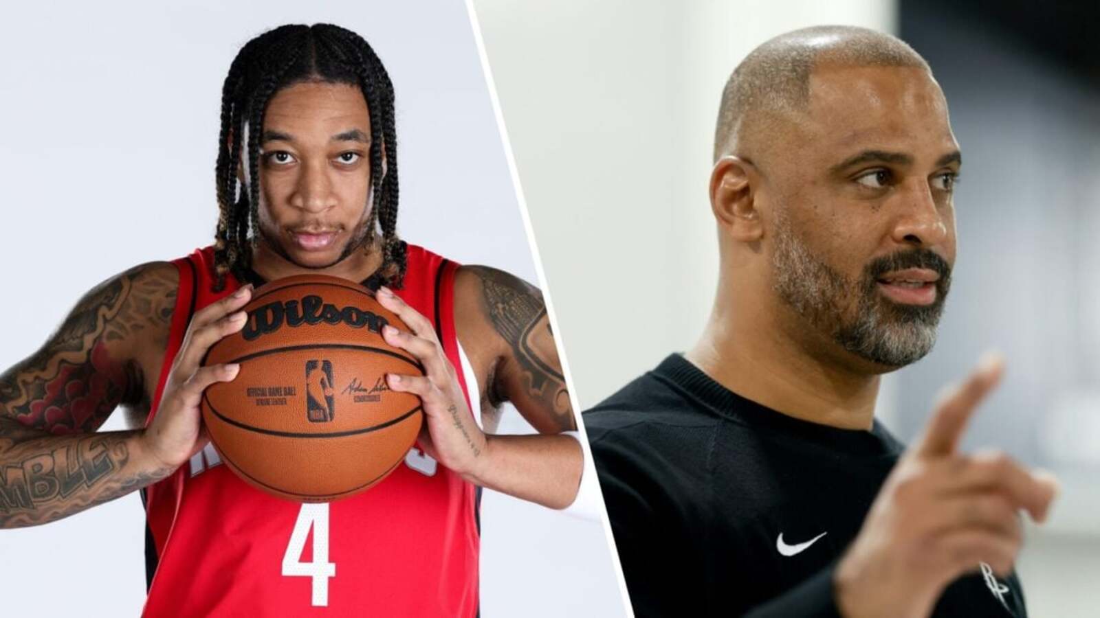 Ime Udoka raves about JD Davison’s impact in Houston Rockets training ...