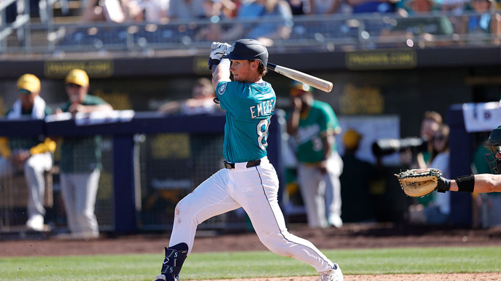 Top Prospect Colt Emerson Debuts for Mariners