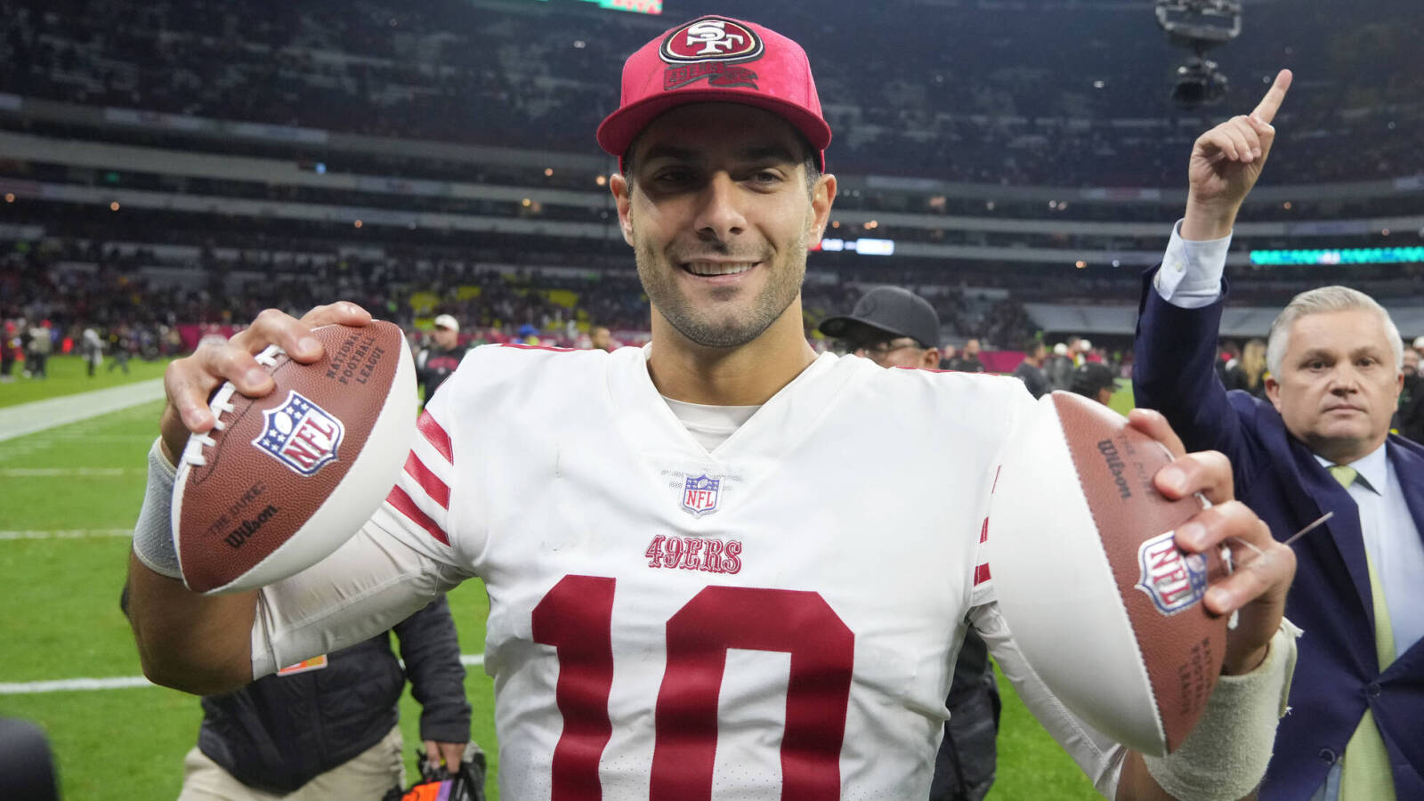 Artist's Jimmy G. project comes to an end with Raiders news Yardbarker