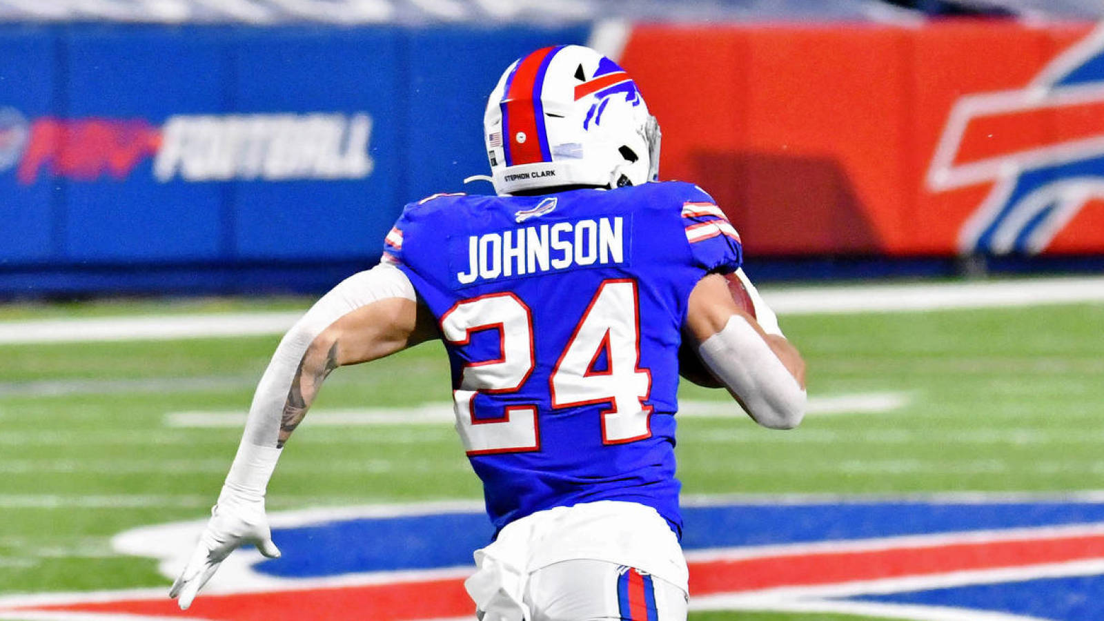 taron johnson first jersey