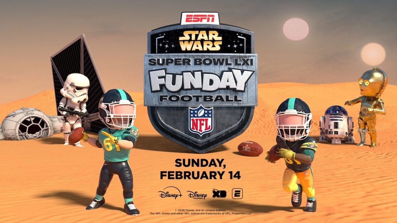 Super Bowl LXI gets 'Star Wars' real-time animated simulcast | Yardbarker