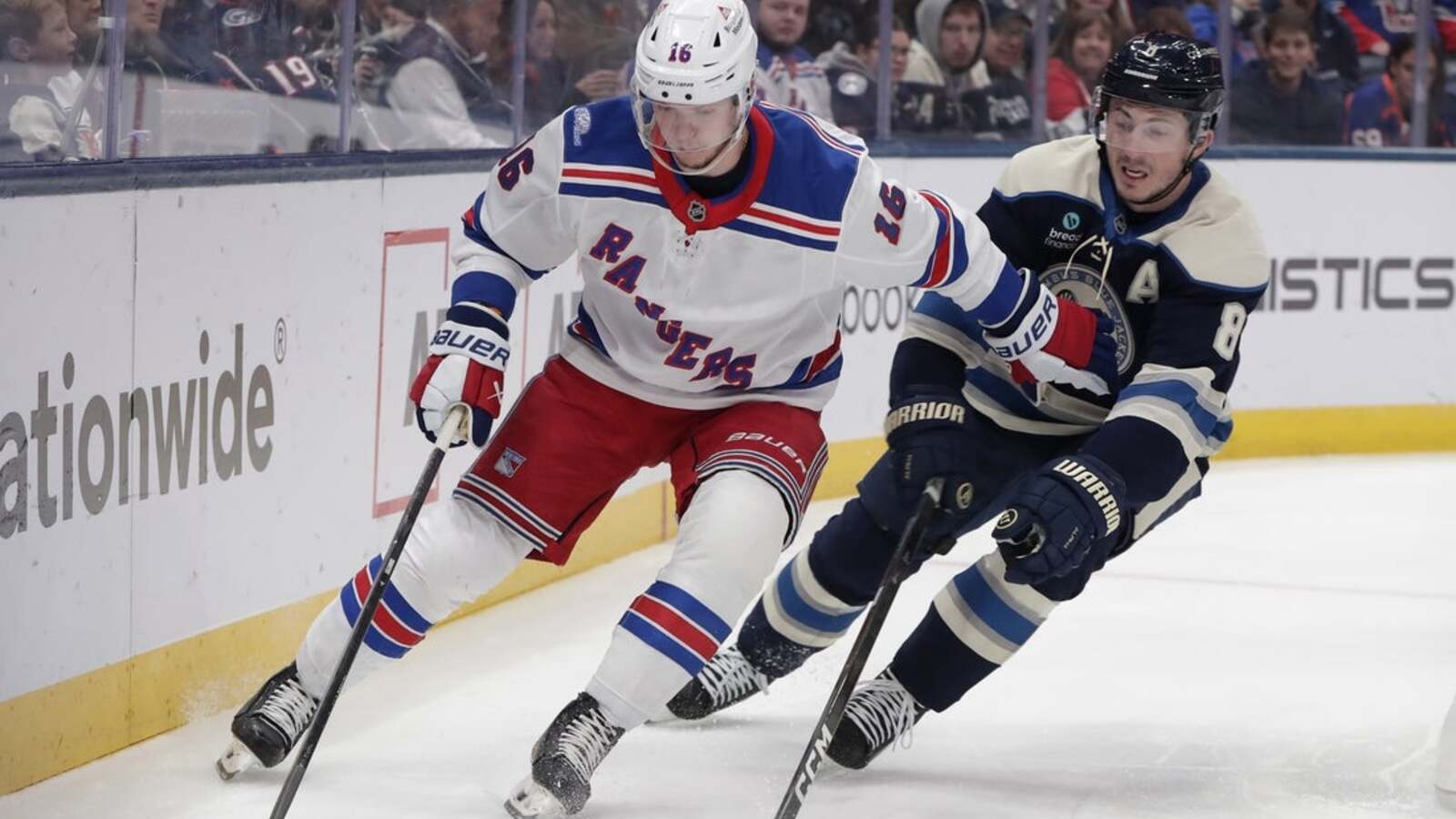 Kent Johnson tallies in OT as Blue Jackets blank Rangers