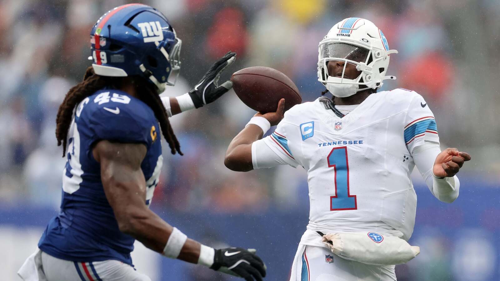 ‘Just be…’ – Titans head coach drops important message for Cam Ward after costly mistake vs. Giants