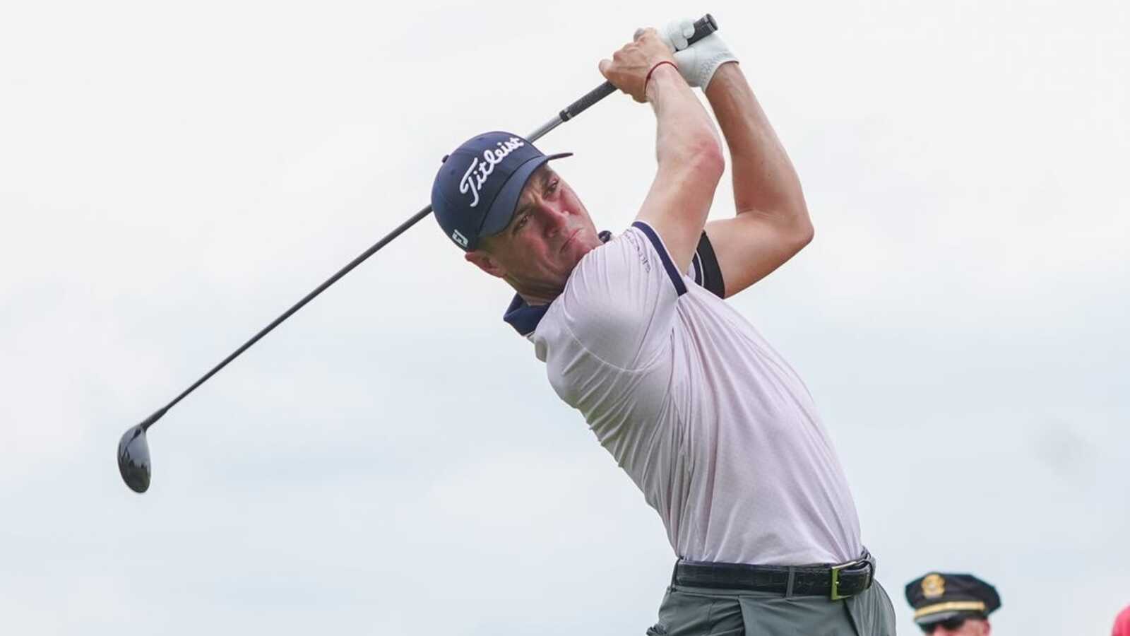 Justin Thomas fires 62, leads Scottish Open