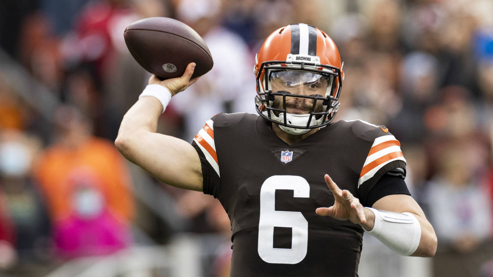 Watch: Baker Mayfield completes big Hail Mary earlier than halftime