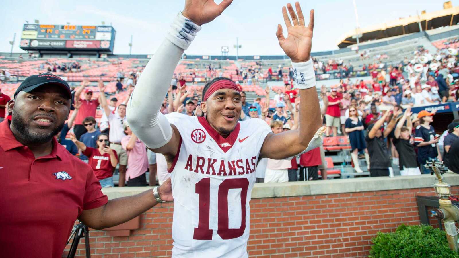 Arkansas' road win over Auburn could define its 2024 season Arkansas' road win over Auburn could define its 2024 season