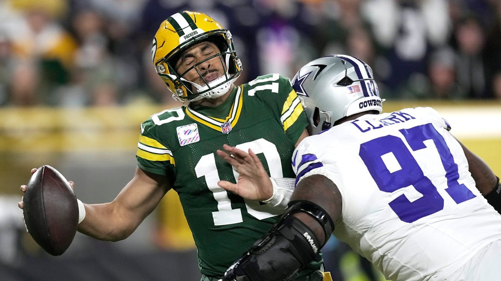 Kenny Clark Reflects On Packers Reunion After Sacking Jordan Love In Cowboys Loss