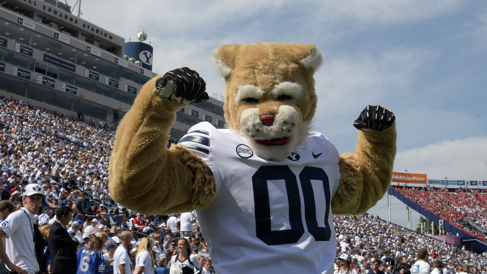 BYU’s dancing football mascot is the newest viral sensation